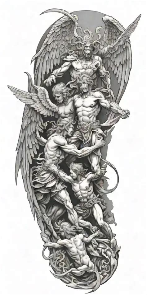 36 Best Angels Vs Demons Tattoo Flash Images On Pinterest Demon Tattoo Satanic Tattoos And 36 Best Angels Vs Demons Tattoo Flash Images On Pinterest Demon Tattoo Satanic Tattoos And
