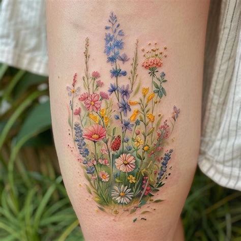3928 Wildflower Tattoo Ideas In 2026 Blackink Ai