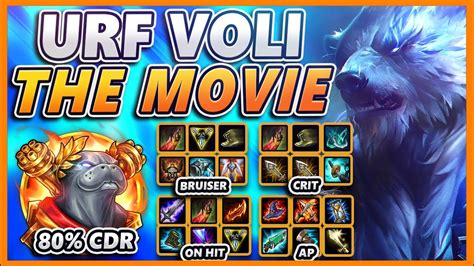 396 Kills Every Urf Volibear Build In One Video The Movie Bunnyfufuu League Of Legends
