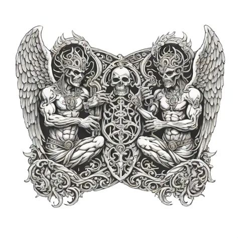 4 424 Demons And Angels Tattoo Ideas Blackink Ai 4 424 Demons And Angels Tattoo Ideas Blackink Ai