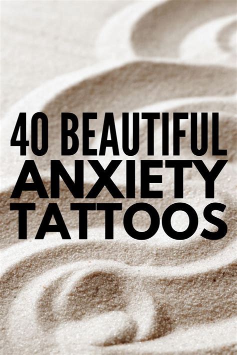 40 Anxiety Tattoos To Give You Strength And Help You Cope Artofit