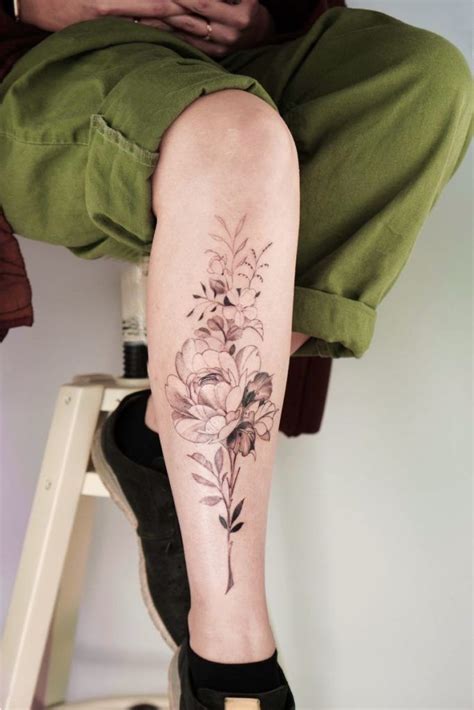 40 Cutest Leg Tattoos For Women Leg Tattoos Women Shin Tattoo Leg Tattoos