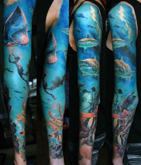 40 Ocean Sleeve Tattoos For Men 40 Ocean Sleeve Tattoos For Men
