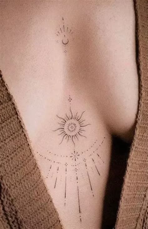 40 Sternum Tattoo Designs A Guide To Mandala Sunflower More