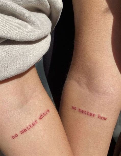 40 Tattoo Ideas With Meaning No Matter Where Vs No Matter How Matching Couple Tattoos