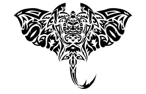 40 Tribal Stingray Tattoo Stock Illustrations Royalty Free Vector Graphics Clip Art Istock