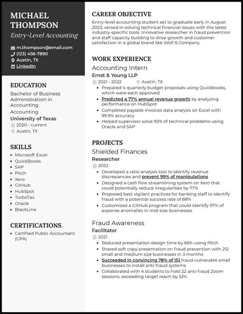 430 Resume Examples For Any Job Or Experience Level 430 Resume Examples For Any Job Or Experience Level