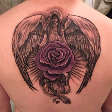 44 Beautiful Guardian Angel Tattoo Designs To Get Inked Artistic Haven