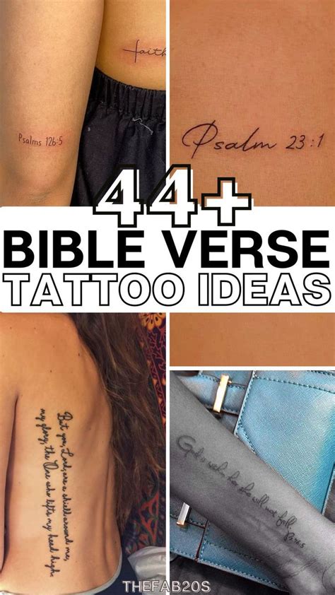 44 Bible Verse Tattoo Ideas That Will Uplift And Empower You