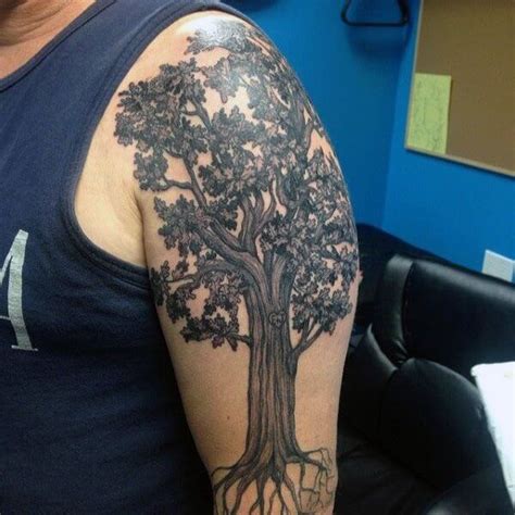 45 Best Oak Tree Tattoo Designs And Ideas