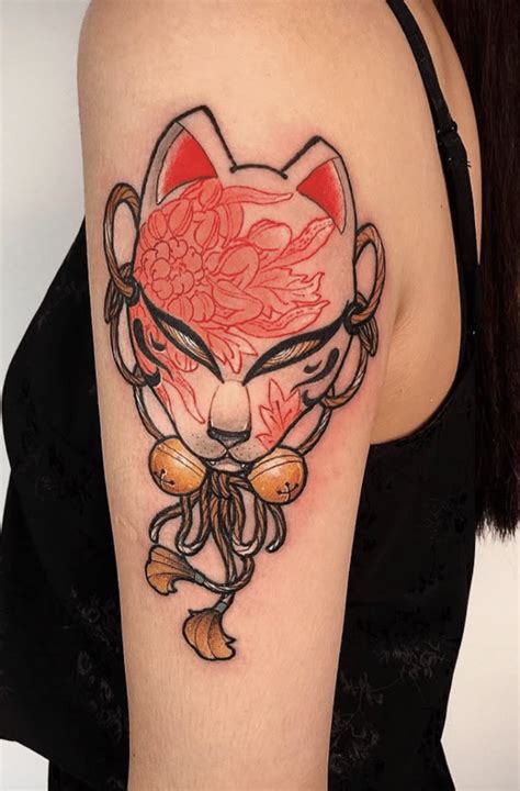 45 Stylish Japanese Mask Tattoos To Show Your True Identity