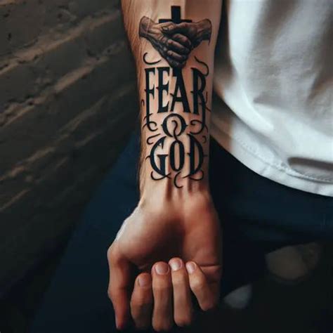 46 Fascinating Fear God Tattoo Ideas With Life Changing Meanings Tattoo Inspired Apparel