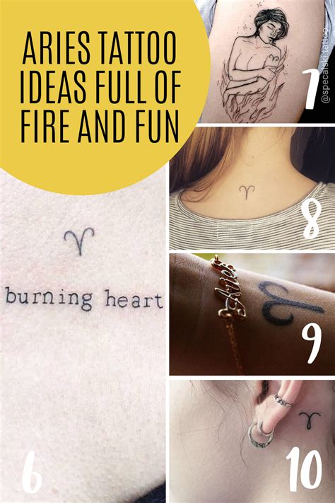 47 Aries Tattoo Ideas Full Of Fire And Fun Tattoo Glee