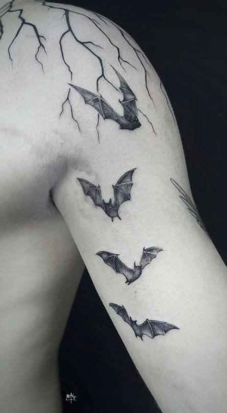 5 Bats Tattoo