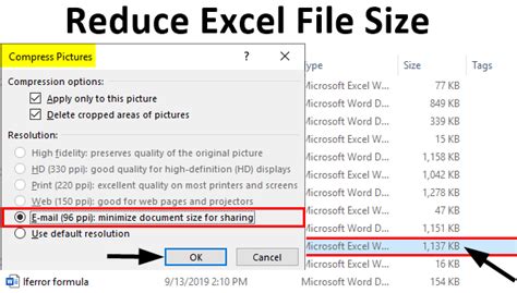 5 Easy Ways To Reduce Your Excel File Size Reduce Excel File Size How To Reduce Excel File