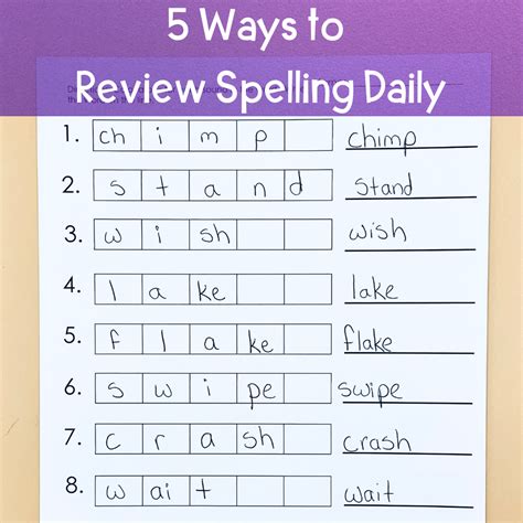 5 Ideas For Daily Spelling Review Campbell Creates Readers 5 Ideas For Daily Spelling Review Campbell Creates Readers