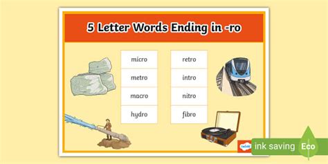 5 Letter Words Ending In Ro Word Mat Hecho Por Educadores