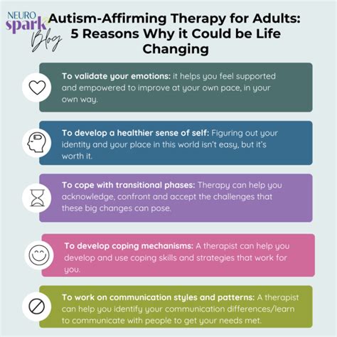 5 Reasons Adult Autism Affirming Therapy Is Life Changing
