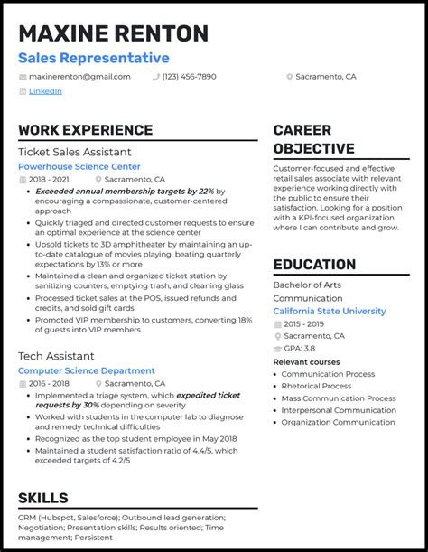 5 Recent College Graduate Resume Examples For 2025