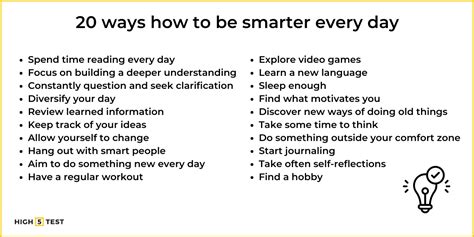 5 Simple Ways To Become Smarter