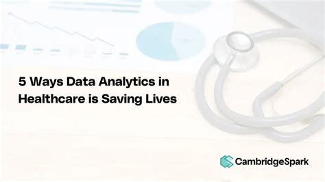 5 Ways Data Analytics In Healthcare Is Saving Lives