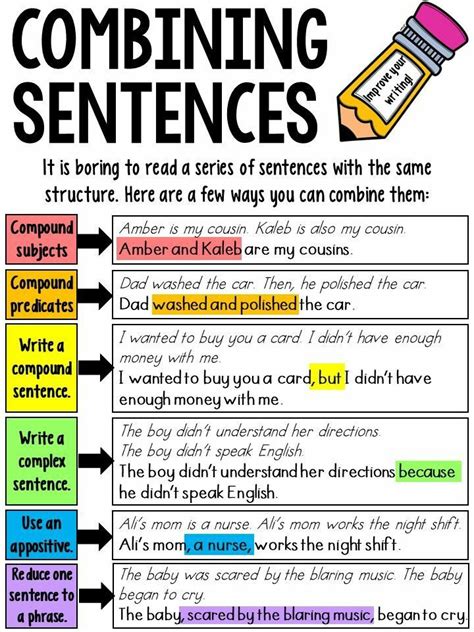 Combine Sentences Effectively