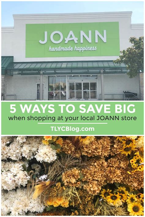 5 Ways To Save Big When Shopping At Joann Stores Plus Extra Bonus Savings Tl Yarn Crafts