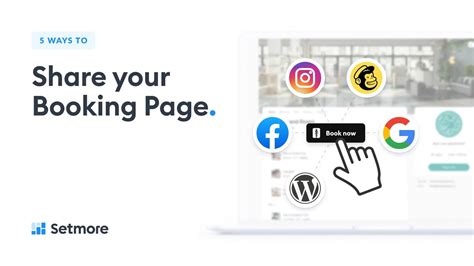 5 Ways To Share Your Booking Page Setmore