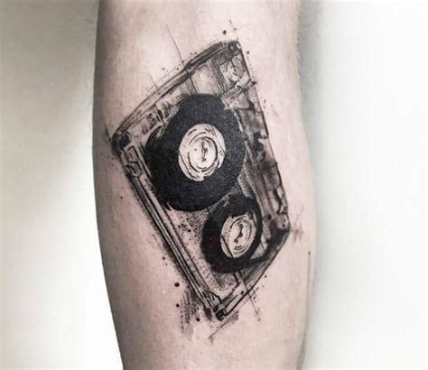 50 Cassette Tape Tattoo Designs For Men Retro Ink Ideas Artofit