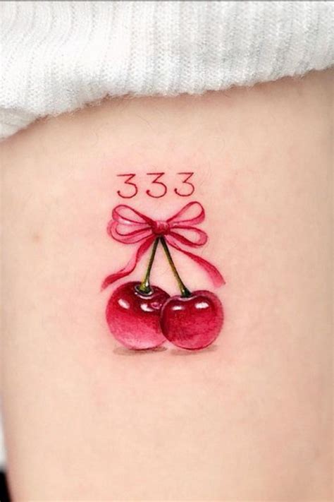 50 Fun Cherry Tattoo Designs To Recreate The Beauty Pursuit