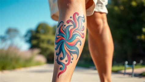 50 Stunning Calf Tattoo Ideas Bold Designs Amp Meaningful Art For Every Style Shadow Line Tattoos