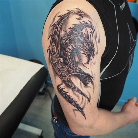 50 Stunning Dragon Arm Tattoo Designs For Men And Women