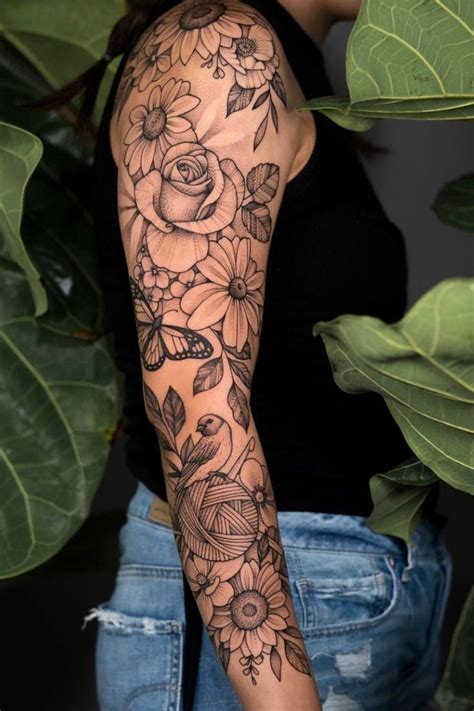 50 Tattoo Sleeve Filler Ideas For Women