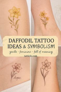 500 Best Daffodils Tattoo Ideas Designs And Meaning 2026 500 Best Daffodils Tattoo Ideas Designs And Meaning 2026