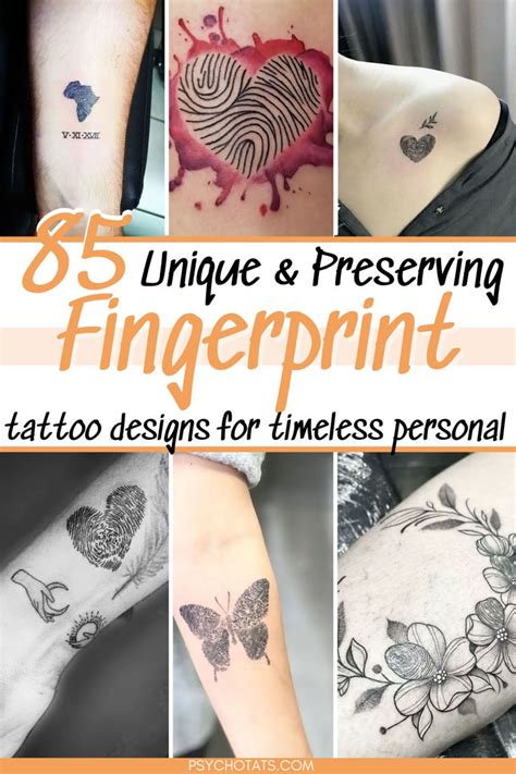 500 Best Fingerprint Tattoo Ideas Designs And Meaning 2026