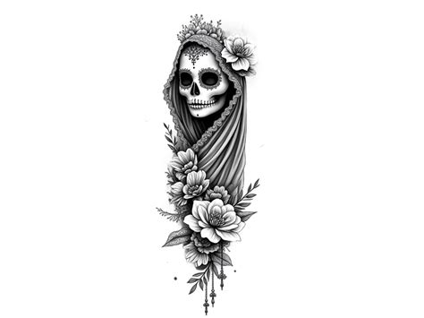 500 Best Santa Muerte Tattoo Ideas Designs And Meaning 2025