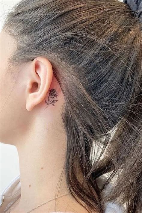 500 Best Tattoo On Behind The Ear Ideas For Women 2026