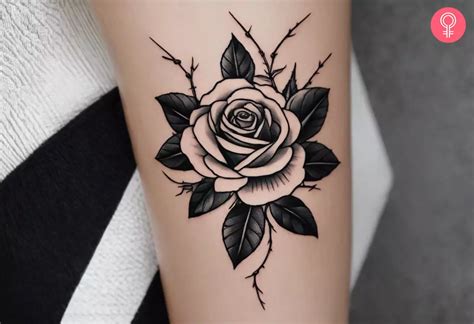 5038 Rose Thorn Tattoo Ideas Blackink Ai