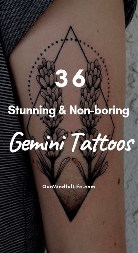 52 Unique Gemini Tattoos With Meaning Our Mindful Life