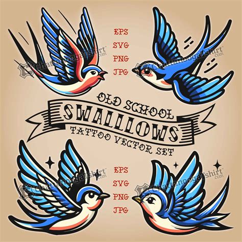 55 Trendy Old School Bird Tattoo Designs For Enthusiasts