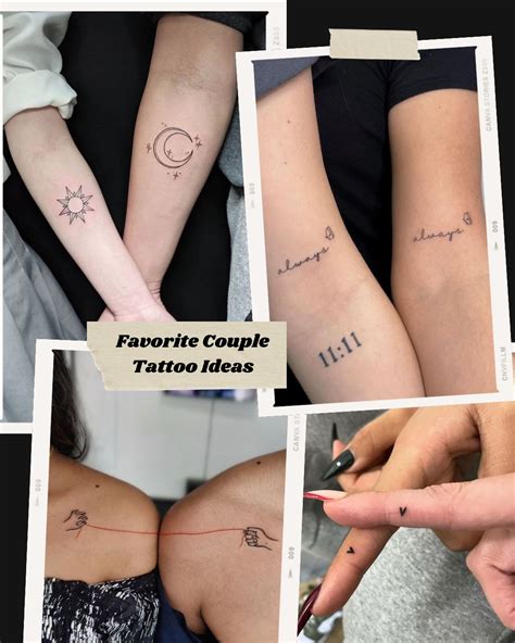 59 Unique Couples Tattoos And Ideas To Mark Your Relationship