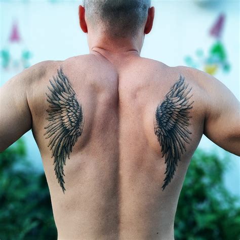 60 Angel Wings Back Tattoo Stock Photos Pictures Royalty Free Images Istock