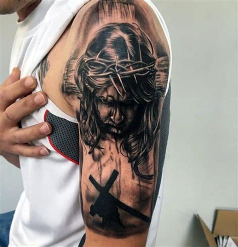 60 Jesus Arm Tattoo Designs For Men
