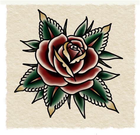60 Traditional Rose Tattoo Designs For Men