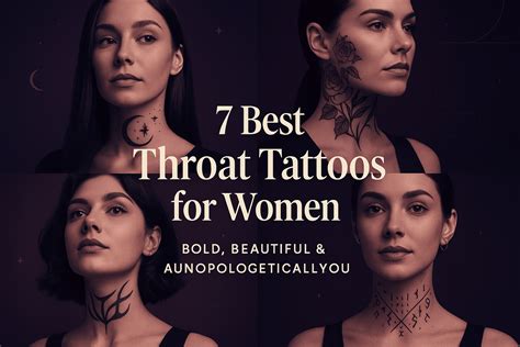 7 Best Throat Tattoos For Women You Should Check