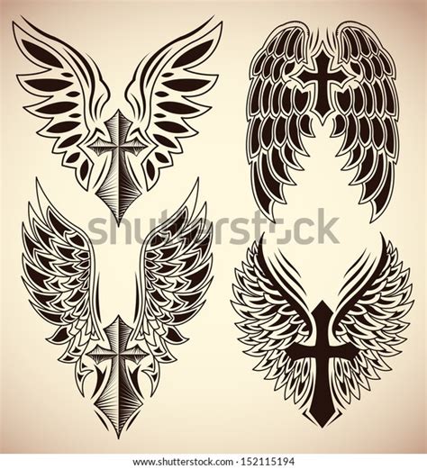 7 Thousand Cross Wings Tattoo Royalty Free Images Stock Photos Pictures Shutterstock