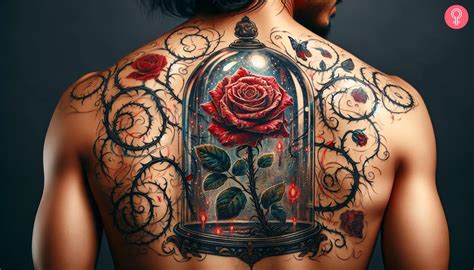 71 Cool Beauty And The Beast Rose Tattoo Ideas Beauty And The Beast Rose Tattoo Beauty And