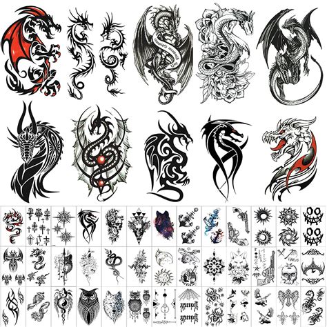 76 Sheets With 12 Sheets Large Fierce Dragon Temporary Tattoos Arm Back Tatoos 64 Sheets Small Realistic Fake Tattoo Stickers Aliexpress 66 76 Sheets With 12 Sheets Large Fierce Dragon Temporary Tattoos Arm Back Tatoos 64 Sheets Small Realistic Fake Tattoo Stickers Aliexpress 66