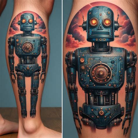 78 Robot Tattoo Ideas Robot Tattoo Robot Robot Art