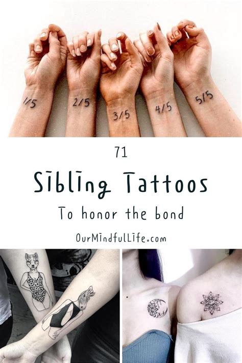 79 Sibling Tattoos To Get With Brothers And Sisters